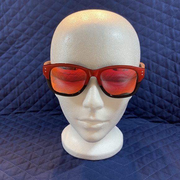 AMEXI Polarized Sunglasses. Handmade Red lenses. Microfiber Bag. New in Package - Picture 5 of 12
